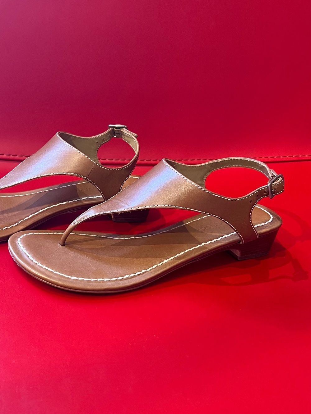 Bernardo Leather Thong Sandals